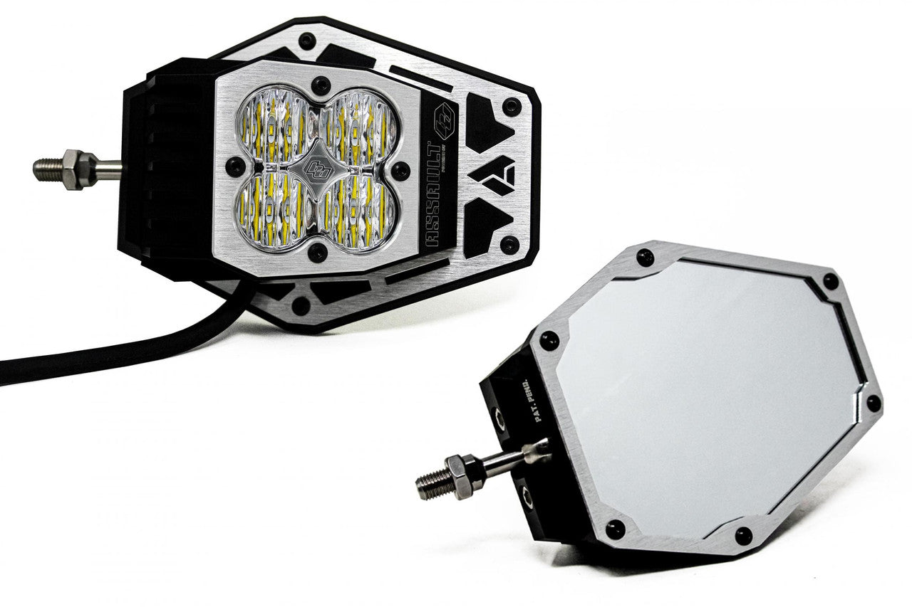 Photo of Squadron Nighthawk Mirror UTV LED Light Kit 2" Cage (Copy) by Baja Designs - Premium for UTVs / Side by Sides