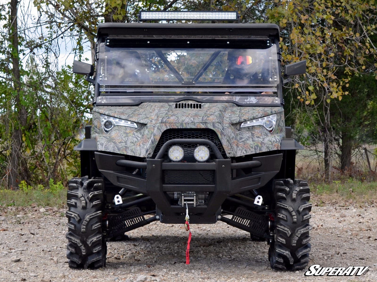 Photo of SuperATV Odes Dominator Flip Windshield by SuperATV - Premium Windshields for UTVs / Side by Sides