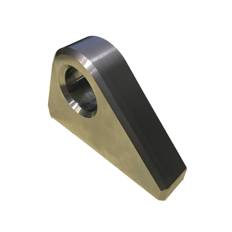 Photo of Weld on D-Ring Shackle Clevis Tab Mount Offset by AJK Offroad - Premium for UTVs / Side by Sides