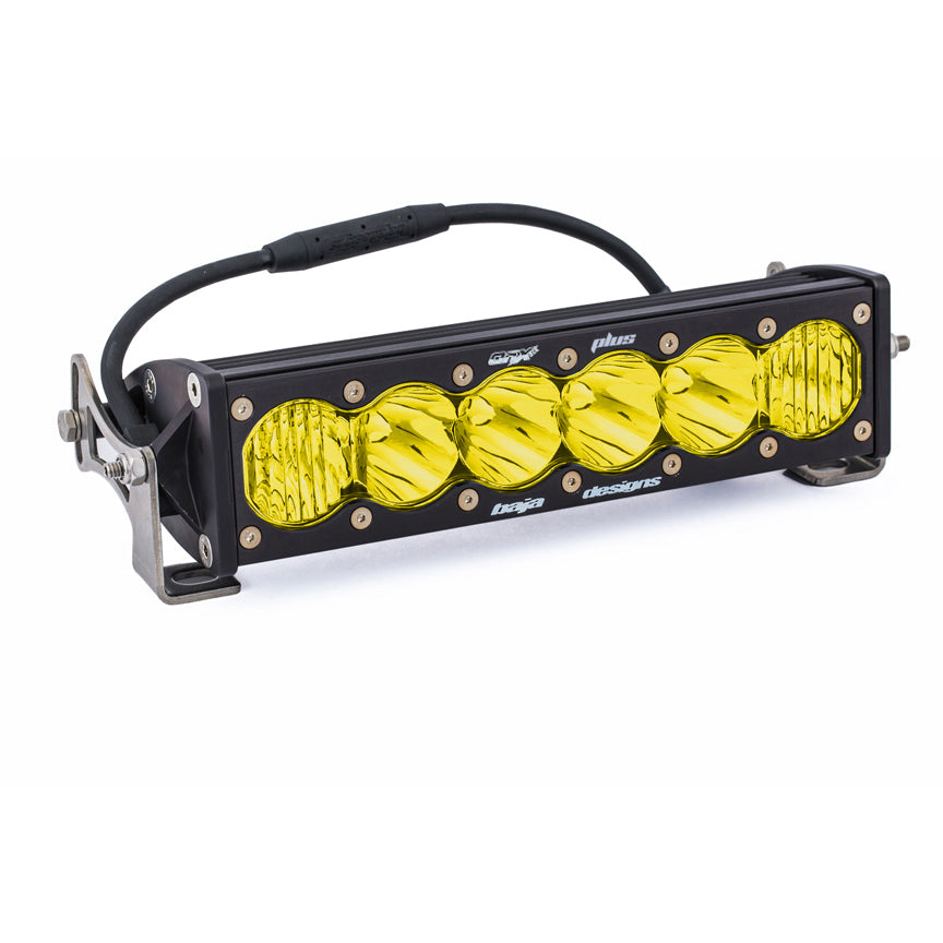 Photo of OnX6+ Straight LED Light Bar 10" Amber Driving/Combo by Baja Designs - Premium for UTVs / Side by Sides