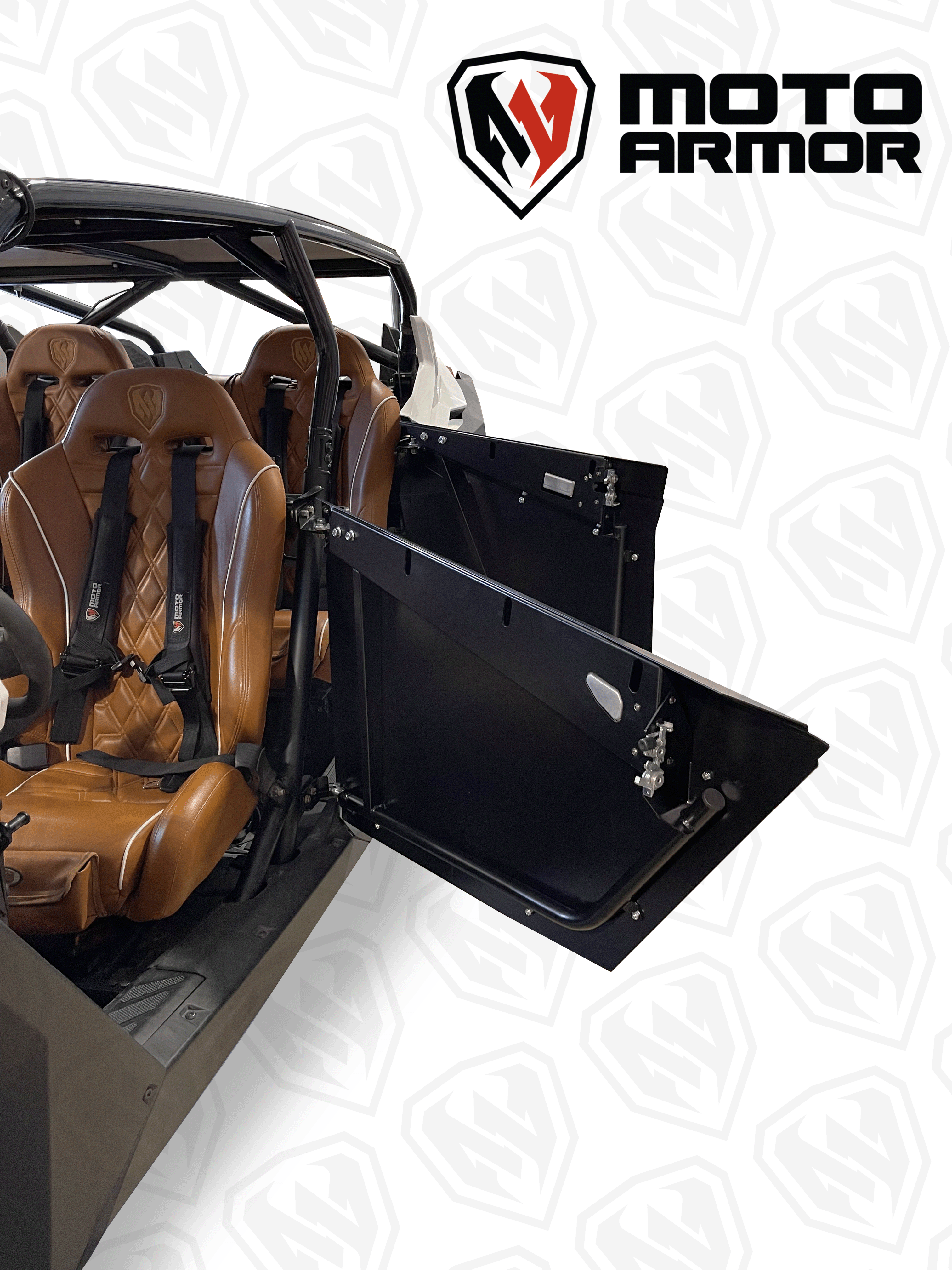 Photo of Aluminum Doors for RZR PRO XP 4/Turbo R4/Pro R4 by Moto Armor - Premium for UTVs / Side by Sides