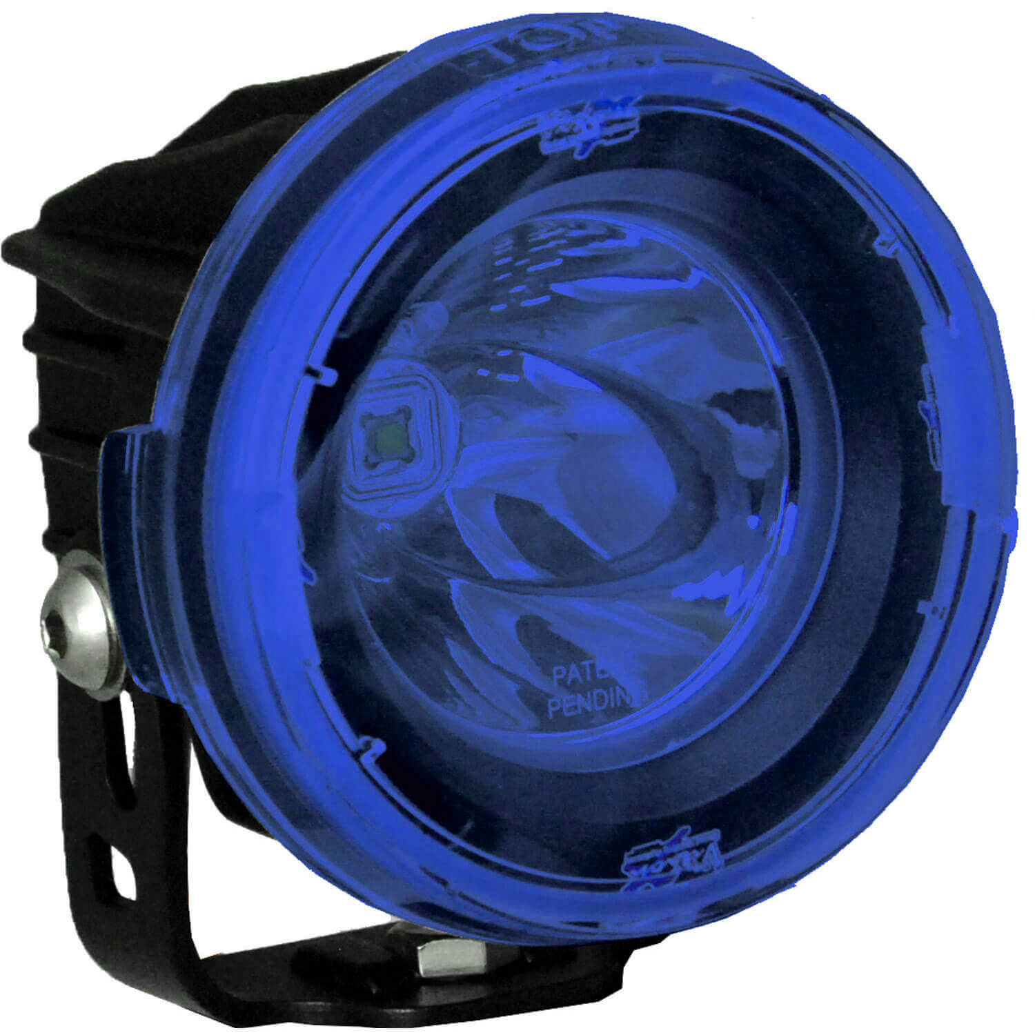 Photo of 3.7" CG2 Mini Cannon / Optimus Round Blue PCV Cover, Single by Vision X Off-Road - Premium Light Pods for UTVs / Side by Sides