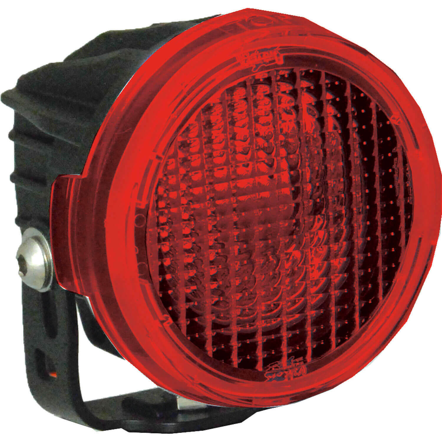 Photo of 3.7" CG2 Mini Cannon / Optimus Round Red PCV Covers by Vision X Off-Road - Premium Light Pods for UTVs / Side by Sides