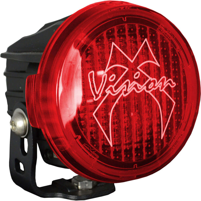 Photo of 3.7" CG2 Mini Cannon / Optimus Round Red PCV Covers by Vision X Off-Road - Premium Light Pods for UTVs / Side by Sides