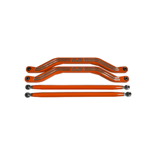 Polaris Pro R / Turbo R High Clearance Radius Rods  AJK Offroad Orange Both 