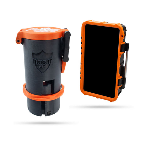 Photo of SafeBox phone holder & Knight Shield drink holder bundle by Knight ATV - Premium for UTVs / Side by Sides