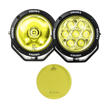 Photo of Selective Yellow Replacement Lens Kit by Vision X Off-Road - Premium Vehicle Accent Light for UTVs / Side by Sides