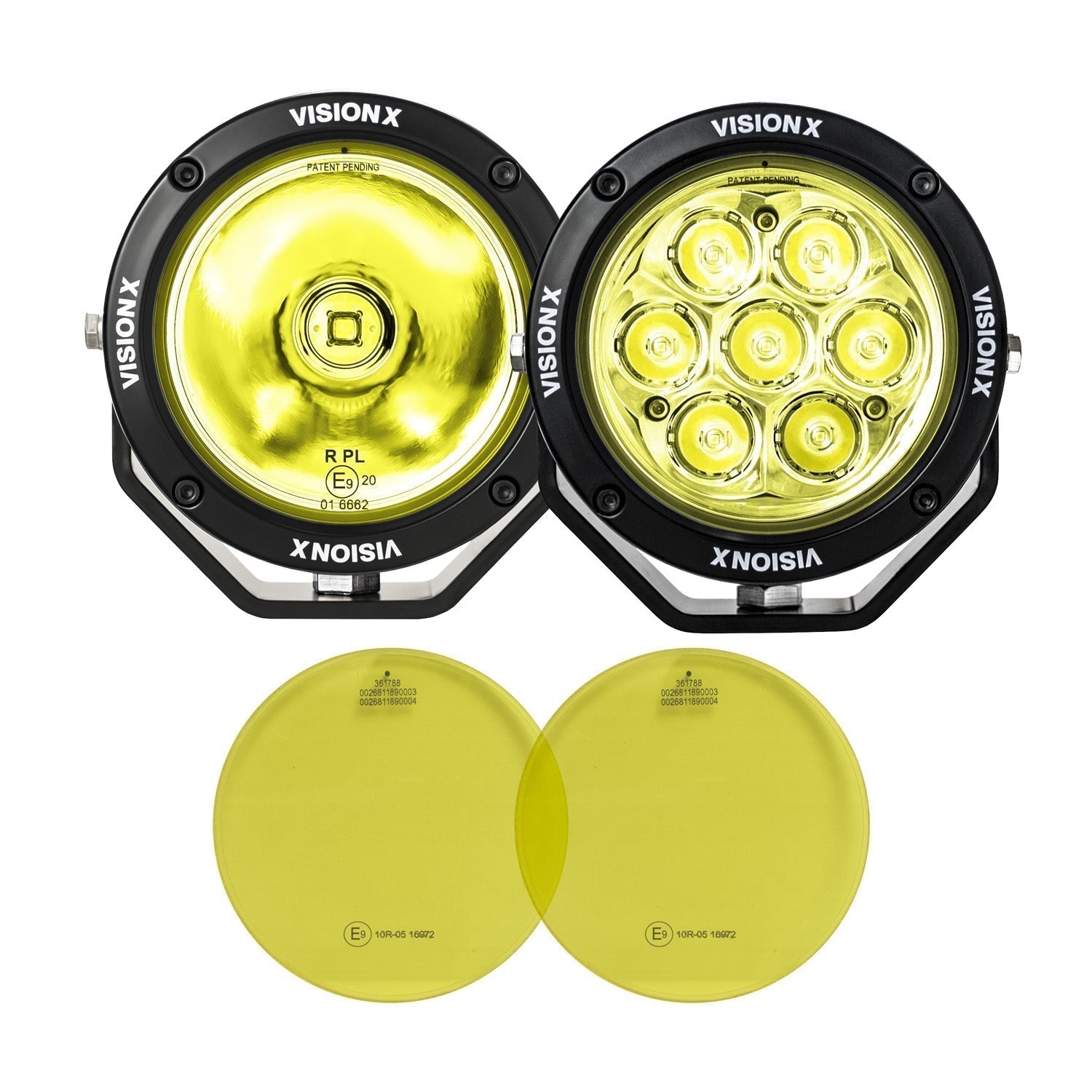 Photo of Selective Yellow Replacement Lens Kit by Vision X Off-Road - Premium Vehicle Accent Light for UTVs / Side by Sides