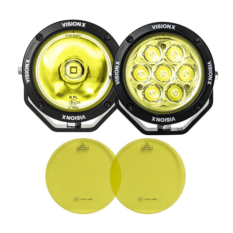 Photo of Selective Yellow Replacement Lens Kit by Vision X Off-Road - Premium Vehicle Accent Light for UTVs / Side by Sides