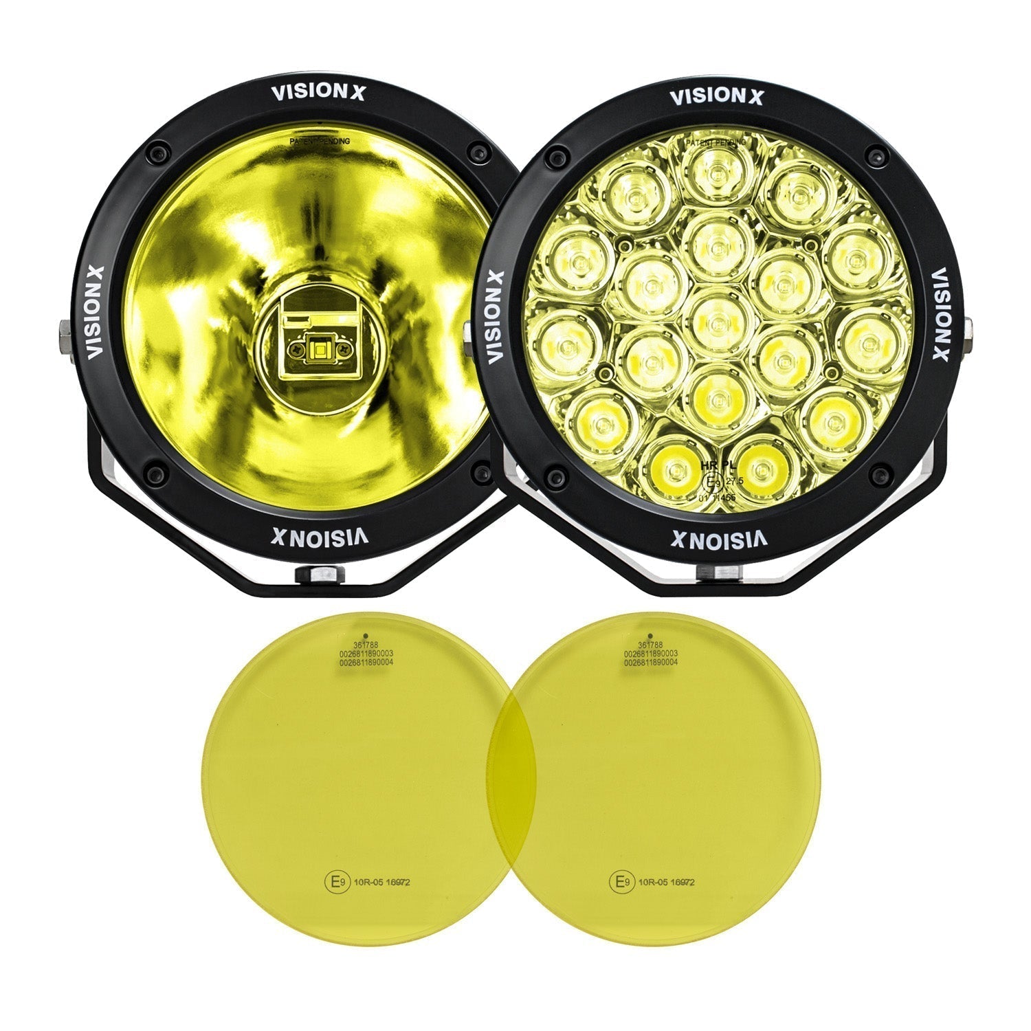 Photo of Selective Yellow Replacement Lens Kit by Vision X Off-Road - Premium Vehicle Accent Light for UTVs / Side by Sides
