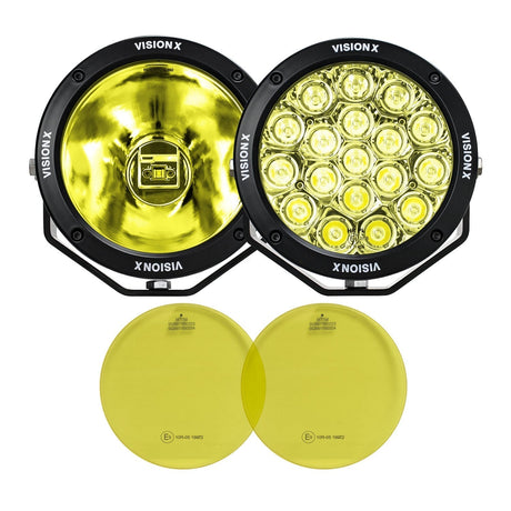 Photo of Selective Yellow Replacement Lens Kit by Vision X Off-Road - Premium Vehicle Accent Light for UTVs / Side by Sides
