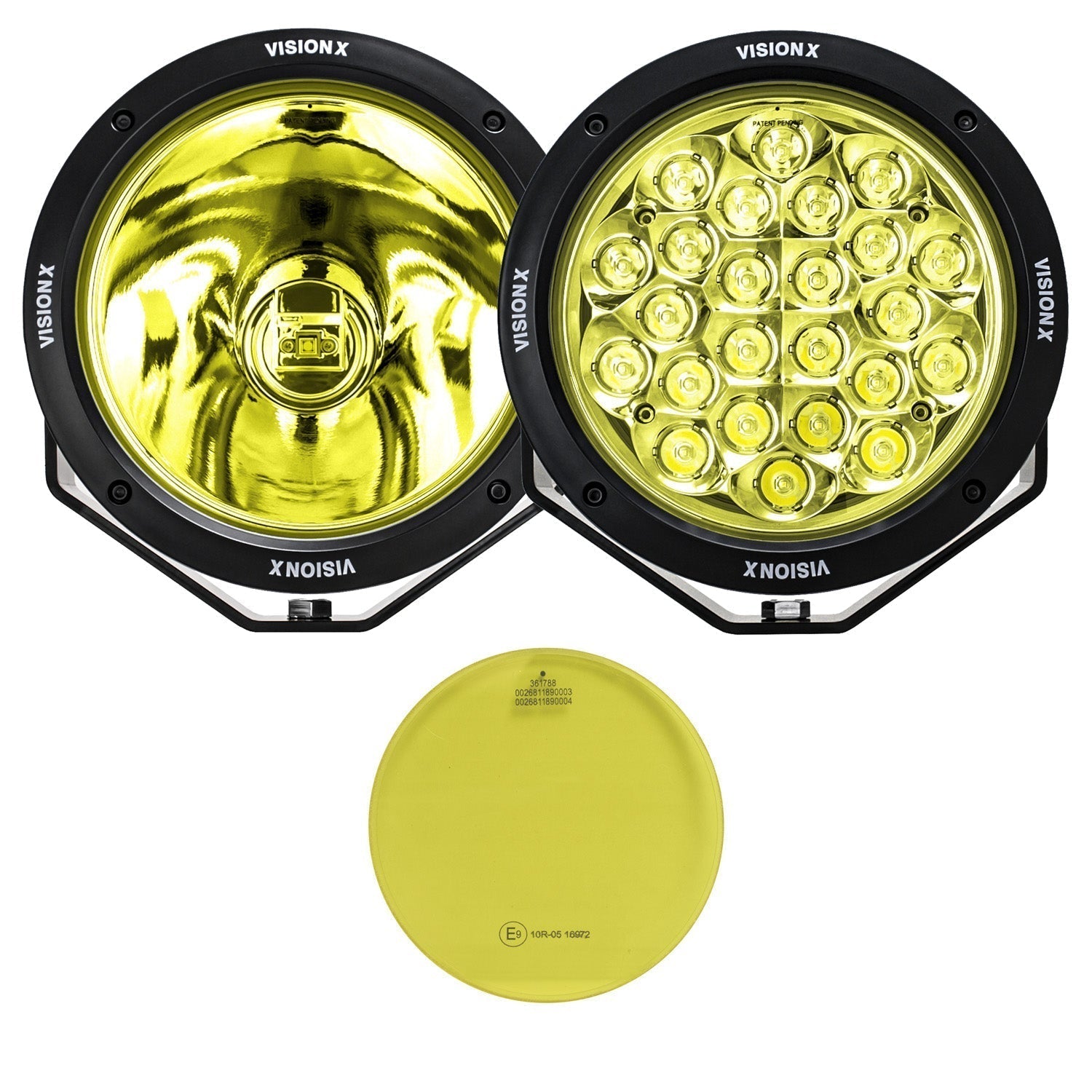 Photo of Selective Yellow Replacement Lens Kit by Vision X Off-Road - Premium Vehicle Accent Light for UTVs / Side by Sides