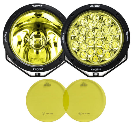 Photo of Selective Yellow Replacement Lens Kit by Vision X Off-Road - Premium Vehicle Accent Light for UTVs / Side by Sides