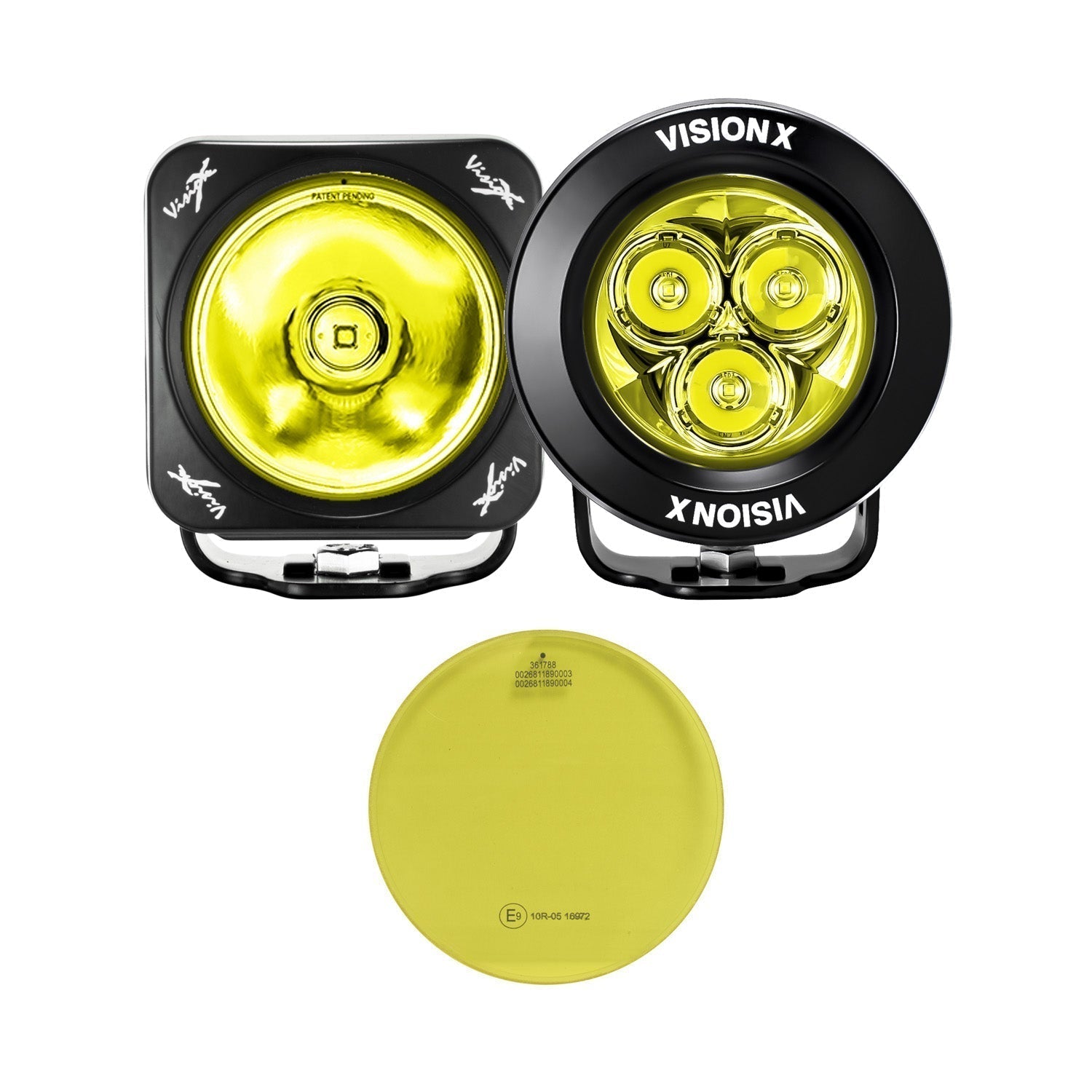 Photo of Selective Yellow Replacement Lens Kit by Vision X Off-Road - Premium Vehicle Accent Light for UTVs / Side by Sides