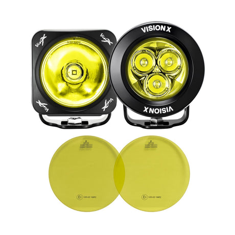 Photo of Selective Yellow Replacement Lens Kit by Vision X Off-Road - Premium Vehicle Accent Light for UTVs / Side by Sides