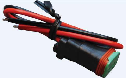 Photo of DEUTSCH CONNECTOR PIGTAIL - MALE - TO PLUG INTO LIGHT by Vision X Off-Road - Premium Electrical for UTVs / Side by Sides