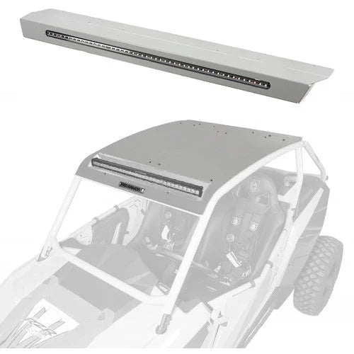 Photo of Pro Armor Aluminum Pocket Roof with Integrated Rear Lightbar - XP 1000/900 by Pro Armor - Premium Roofs for UTVs / Side by Sides