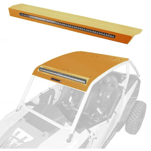 Photo of Pro Armor Aluminum Pocket Roof with Integrated Rear Lightbar - XP 1000/900 by Pro Armor - Premium Roofs for UTVs / Side by Sides