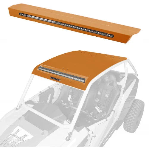 Photo of Pro Armor Aluminum Pocket Roof with Integrated Rear Lightbar - XP 1000/900 by Pro Armor - Premium Roofs for UTVs / Side by Sides