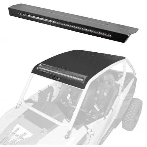Photo of Pro Armor Aluminum Pocket Roof with Integrated Rear Lightbar - XP 1000/900 by Pro Armor - Premium Roofs for UTVs / Side by Sides