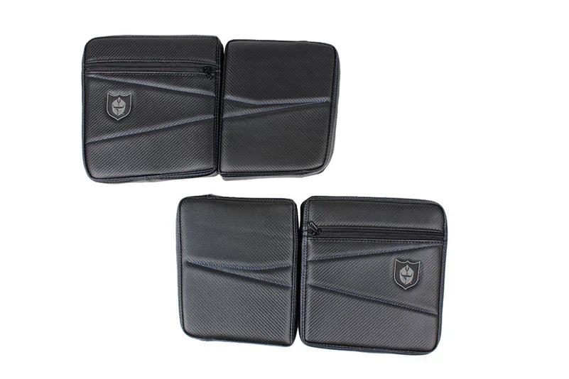 PRO ARMOR STOCK REAR DOOR KNEE PADS WITH STORAGE - POLARIS RZR