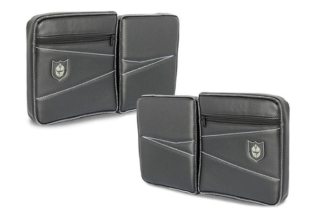 PRO ARMOR STOCK REAR DOOR KNEE PADS WITH STORAGE - POLARIS RZR