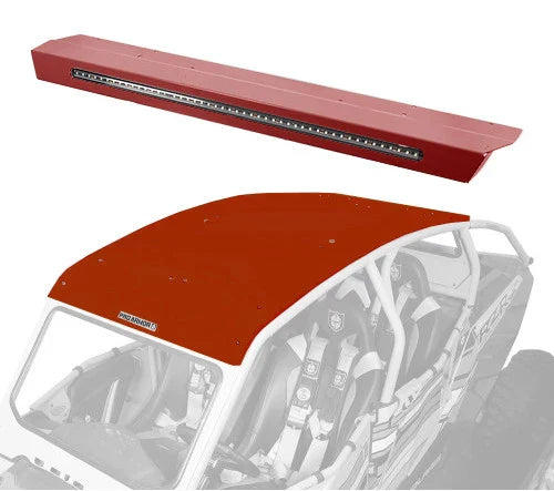 Pro Armor Aluminum Roof W/ Integrated Rear Light Bar - RZR XP4 1000