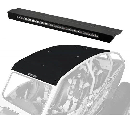 Photo of Pro Armor Aluminum Pocket Roof With Integrated Rear Light Bar- RZR XP4 by Pro Armor - Premium Roofs for UTVs / Side by Sides