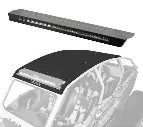 Photo of Pro Armor Aluminum Pocket Roof With Integrated Rear Light Bar- RZR XP4 by Pro Armor - Premium Roofs for UTVs / Side by Sides