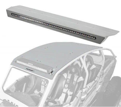 Photo of Pro Armor Aluminum Pocket Roof With Integrated Rear Light Bar- RZR XP4 by Pro Armor - Premium Roofs for UTVs / Side by Sides