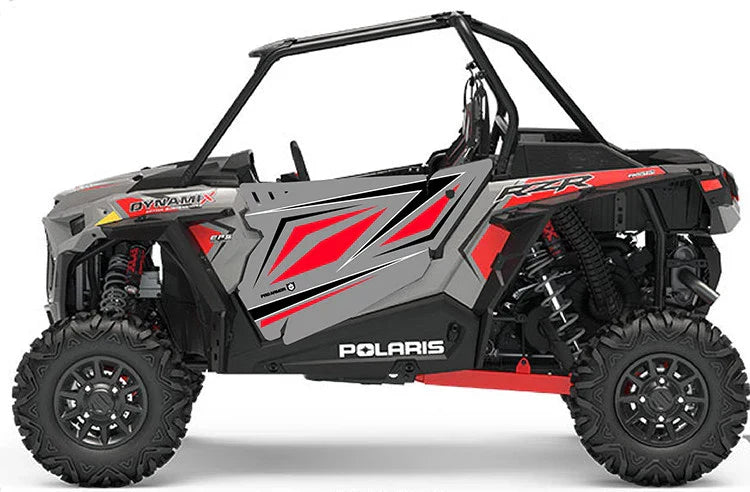 Photo of Pro Armor RZR Turbo Stealth Door Graphic Ghost Grey by Pro Armor - Premium Door Bags & Door Accessories for UTVs / Side by Sides
