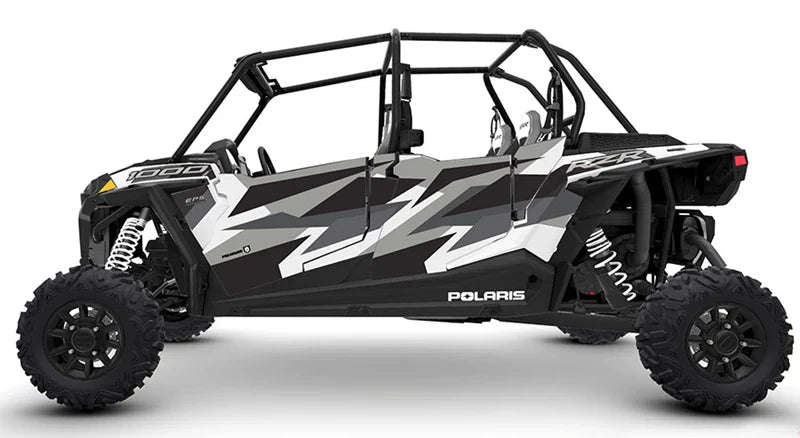 Photo of Pro Armor RZR XP4 Traditional Door Graphic White Pearl by Pro Armor - Premium Door Bags & Door Accessories for UTVs / Side by Sides