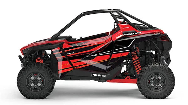 Photo of Pro Armor RZR Pro XP Door Graphic Red/Titanium by Pro Armor - Premium Door Bags & Door Accessories for UTVs / Side by Sides