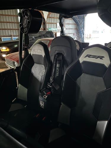 Photo of 2024+ RZR 1000 FRONT Bump Seat by UTV Mountain Accessories - Premium Bump Seat for UTVs / Side by Sides