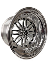 Packard Icon Non-Beadlock Wheel — Gloss Black / Polished — 4x136, angled view