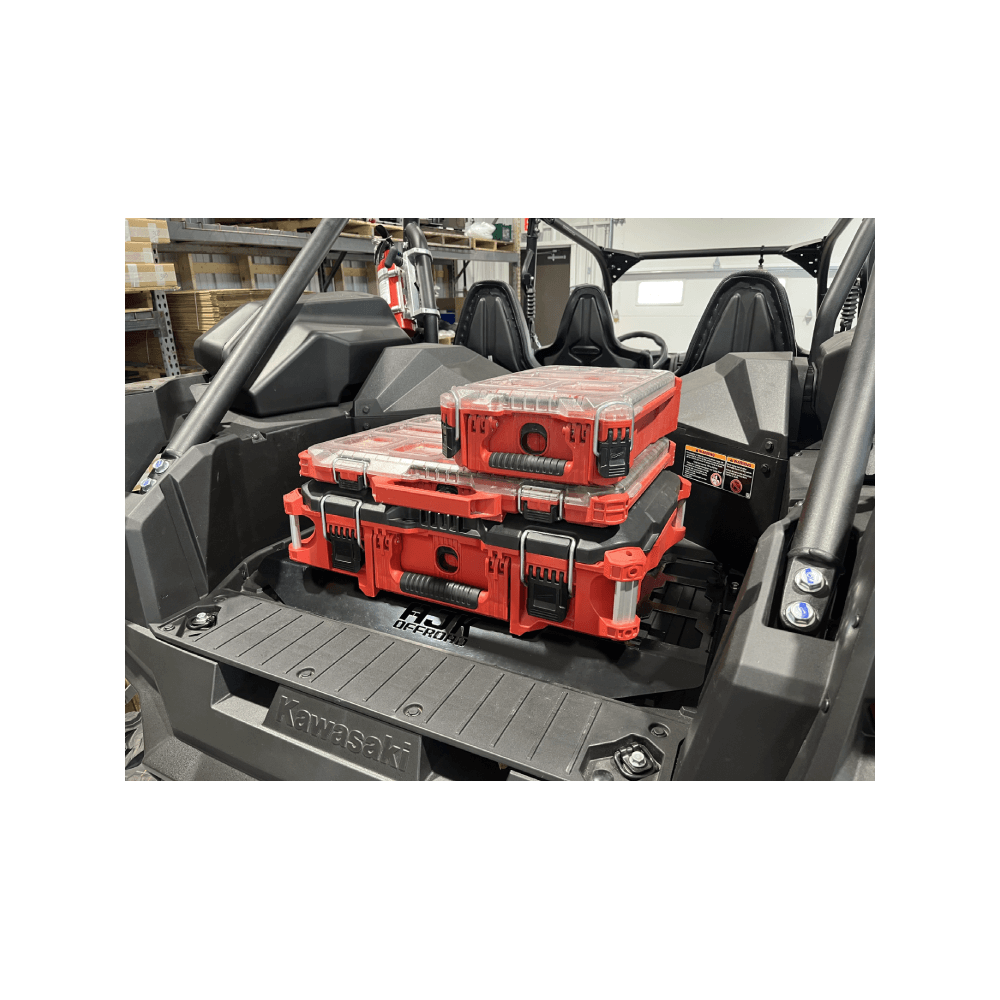 Photo of Kawasaki KRX Packout Mount - Subwoofer Compatible by AJK Offroad - Premium for UTVs / Side by Sides