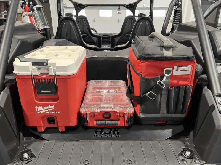 Photo of Kawasaki KRX Packout Mount - Subwoofer Compatible by AJK Offroad - Premium for UTVs / Side by Sides