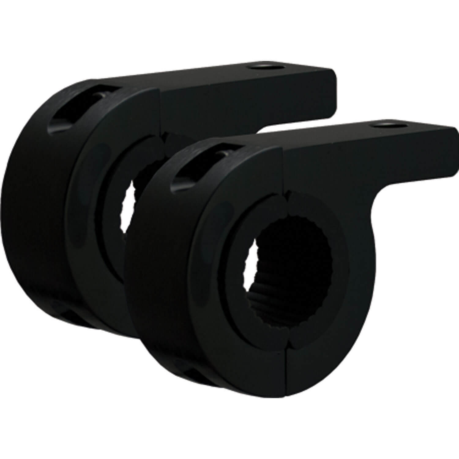 Photo of Pair of Black 1.00" Tube Frame Mounting Clamp (For M8 Mounting Bolt) by Vision X Off-Road - Premium Mounting Accessories for UTVs / Side by Sides