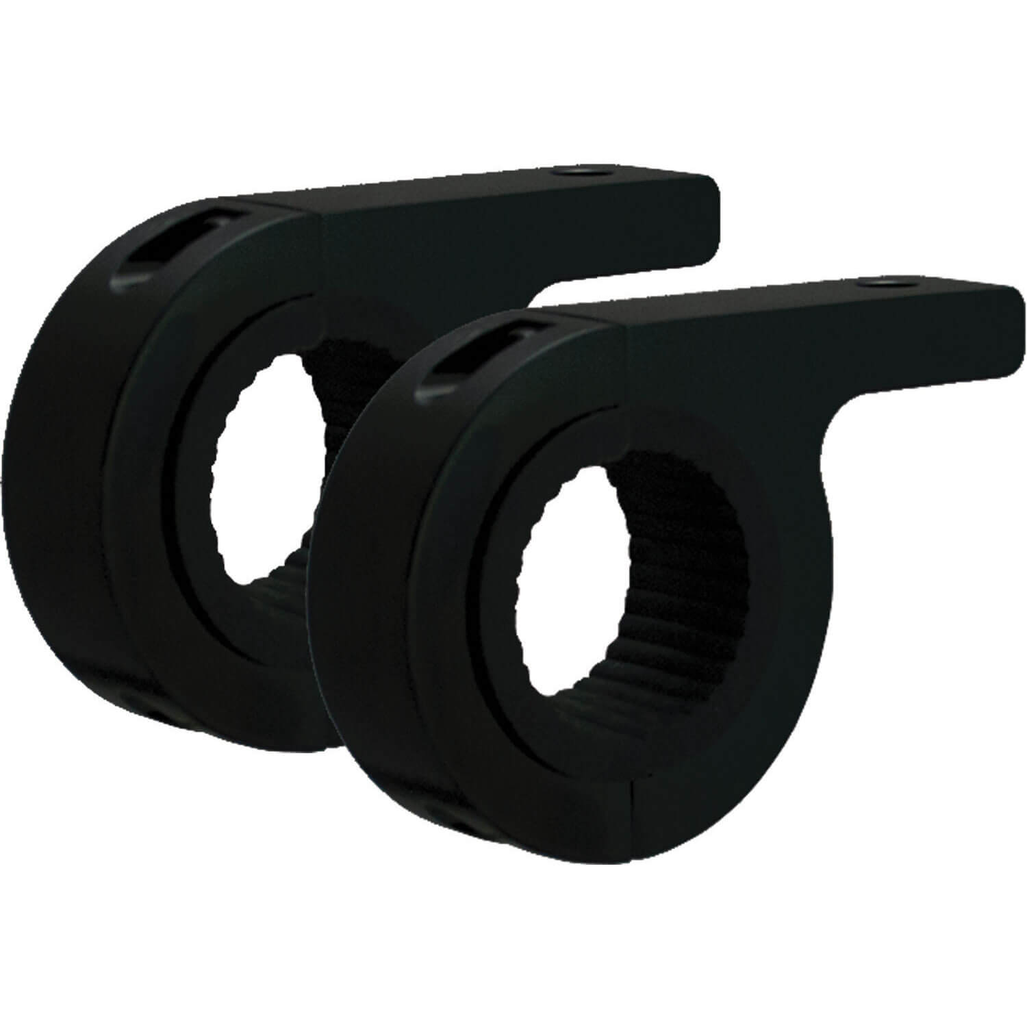 Photo of Pair of Black 1.50" Tube Frame Mounting Clamp (For M8 Mounting Bolt) by Vision X Off-Road - Premium Mounting Accessories for UTVs / Side by Sides