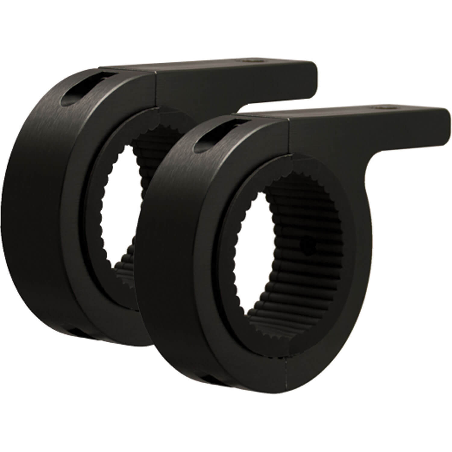 Photo of Pair of Black 2.00" Tube Frame Mounting Clamp (For M10 Mounting Bolt) by Vision X Off-Road - Premium Mounting Accessories for UTVs / Side by Sides
