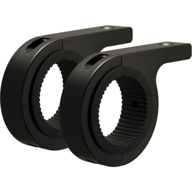 Photo of Pair of Black 2.25" Tube Frame Mounting Clamp (For M10 Mounting Bolt) by Vision X Off-Road - Premium Mounting Accessories for UTVs / Side by Sides