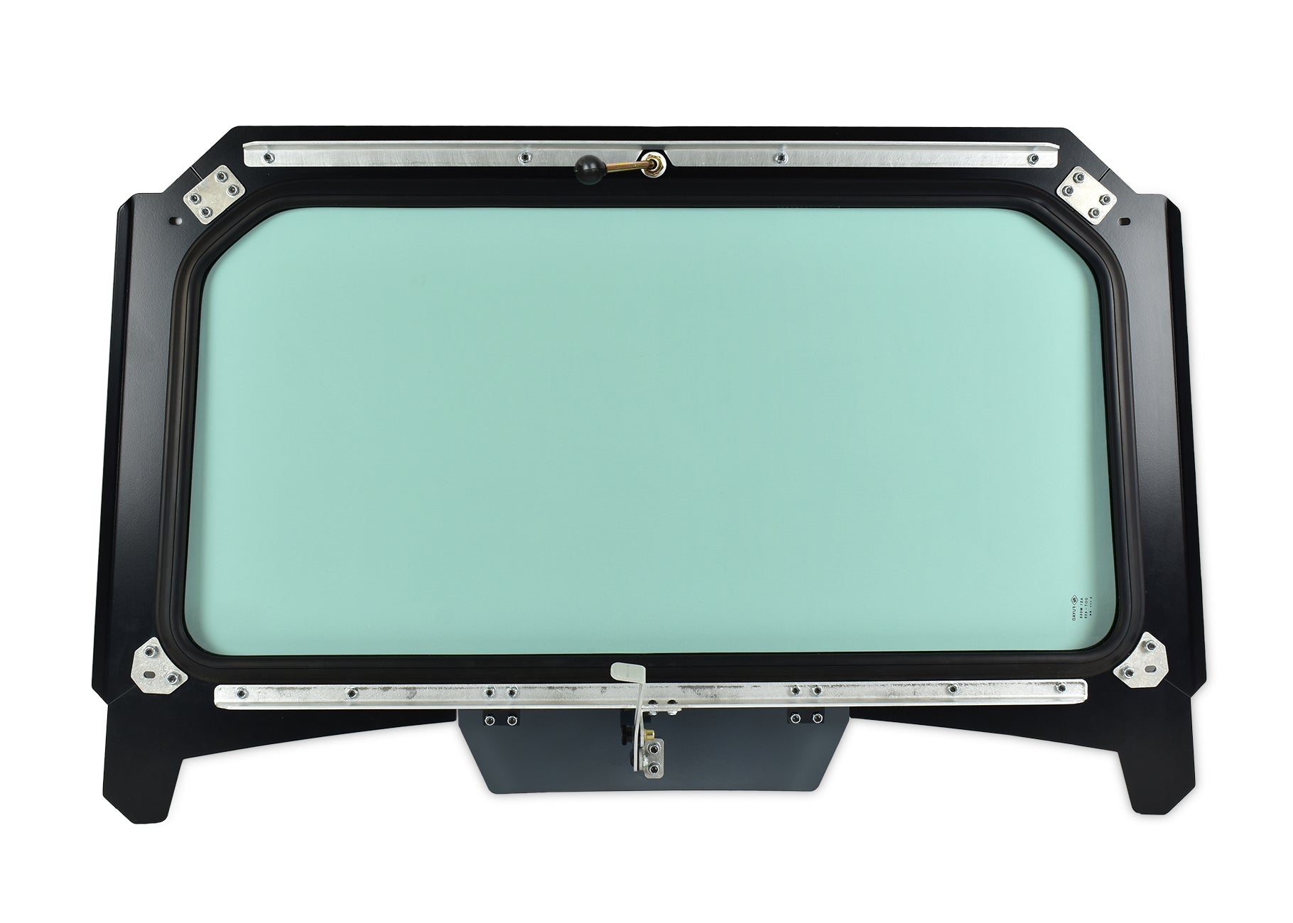 Photo of Black Vented Glass Windshield for 2019 RZR with Wiper by UTVZILLA - Premium for UTVs / Side by Sides