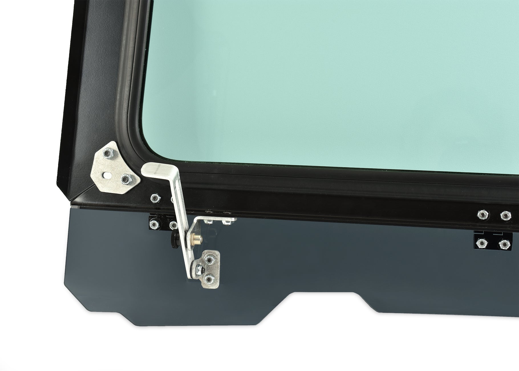 Photo of Black Vented Glass Windshield for RZR 900, 1000, Turbo with Wiper by UTVZILLA - Premium for UTVs / Side by Sides
