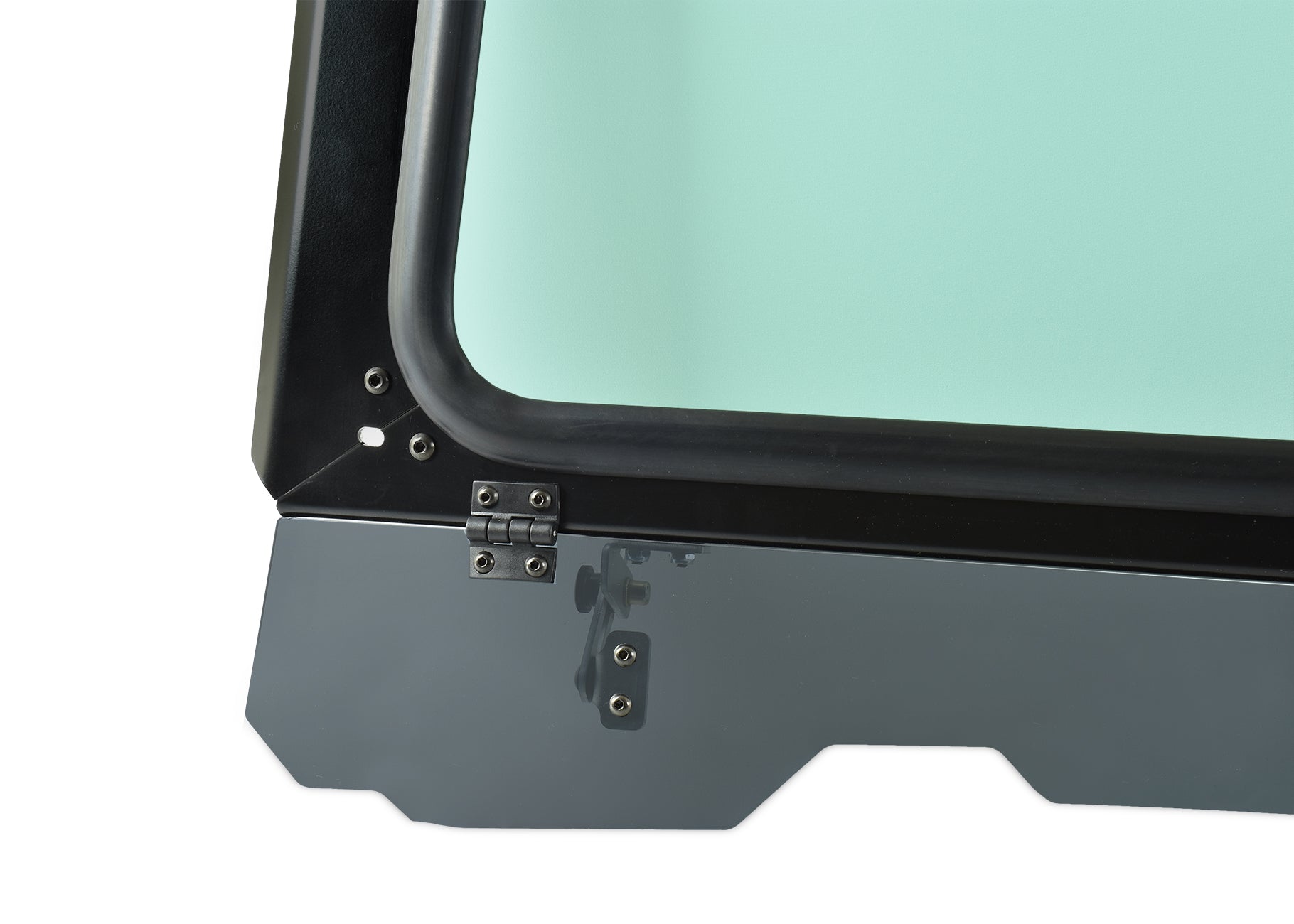 Photo of Black Vented Glass Windshield for RZR 900, 1000, Turbo with Wiper by UTVZILLA - Premium for UTVs / Side by Sides