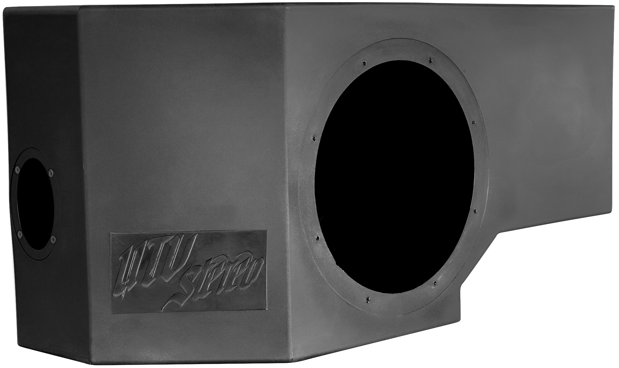 Photo of Can-Am® Defender Vented 10" Passenger Subwoofer Enclosure Unloaded | UTVS-DEF-VENC-PASS by UTV Stereo - Premium Can-Am Defender Subwoofer Enclosure for UTVs / Side by Sides