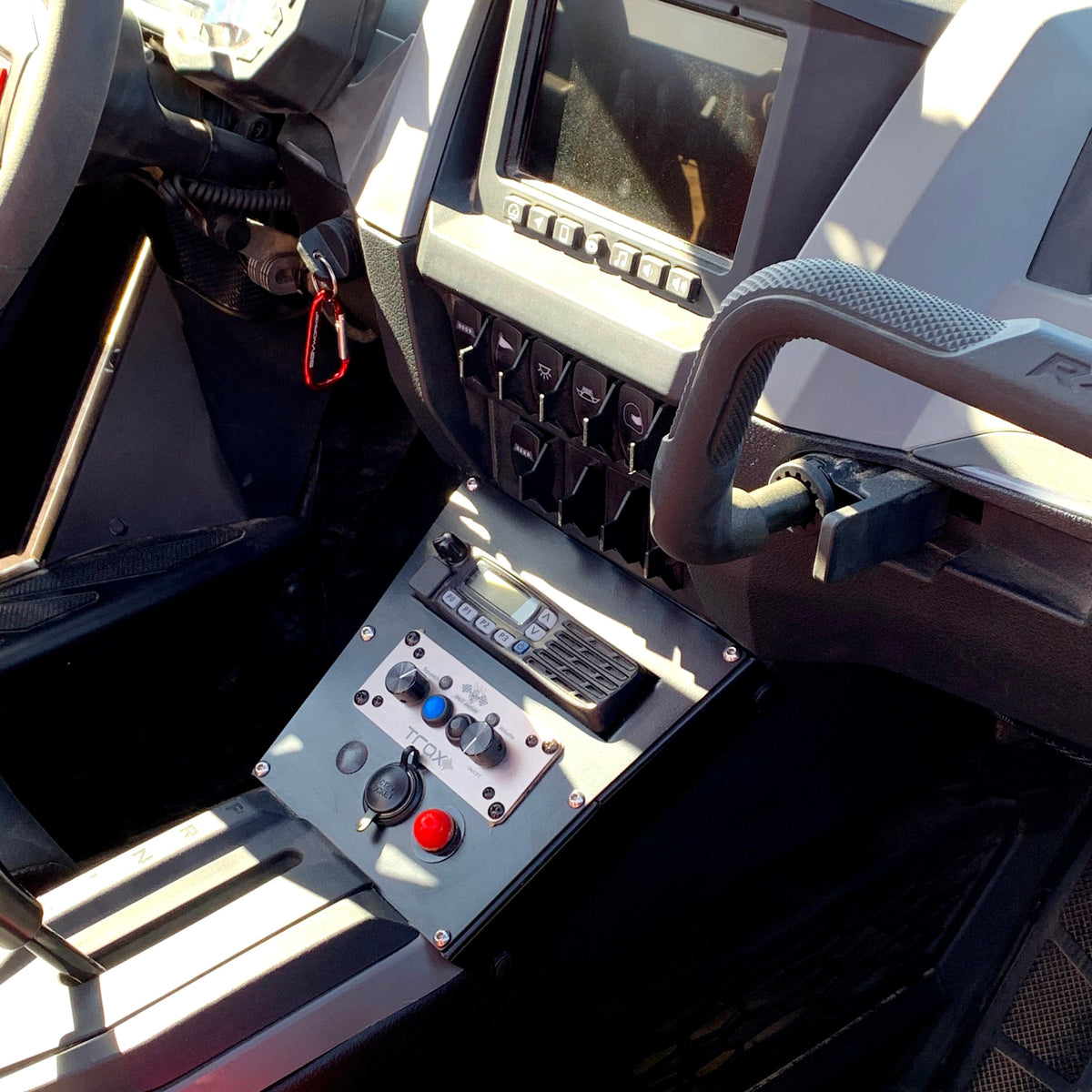 RZR Pro XP & Turbo R Console Radio Intercom Bracket - PCI Race Radios