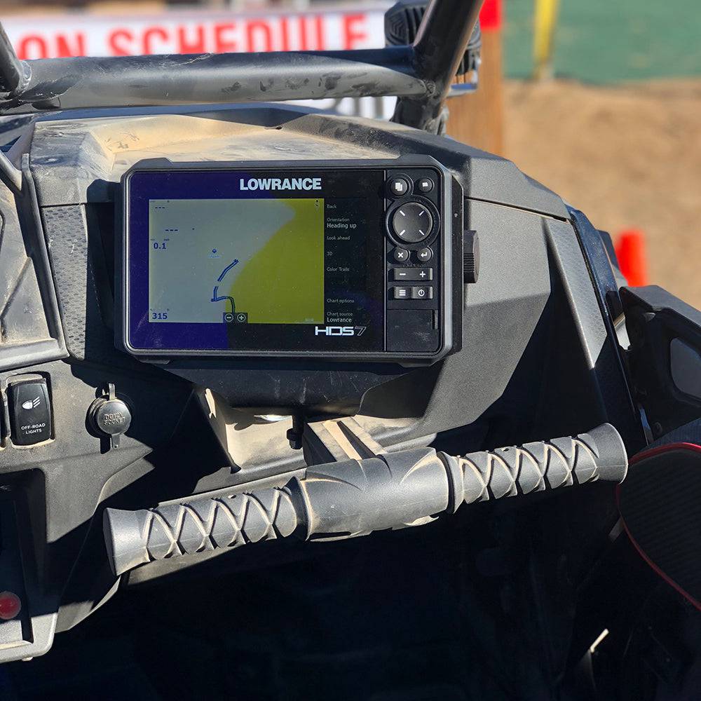 RZR Grab Bar GPS Bracket for Lowrance 7" & 9" Displays
