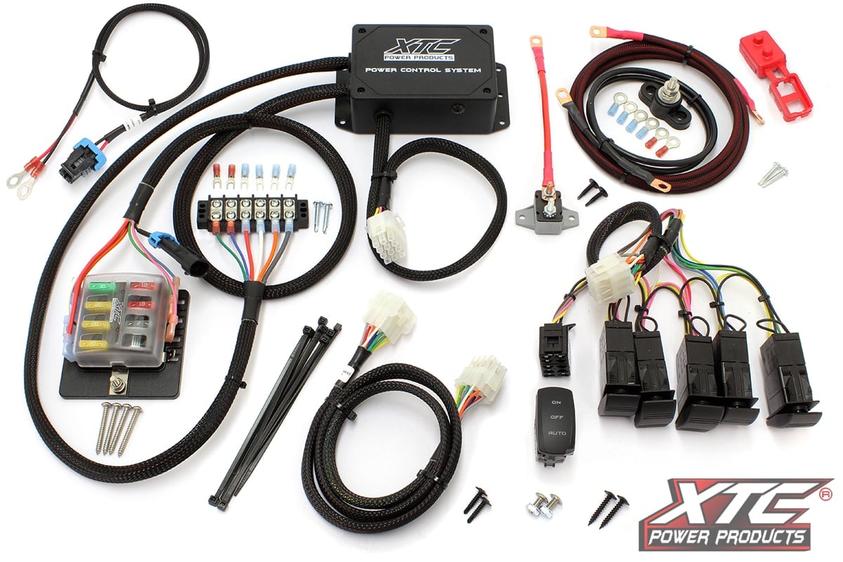 XTC Universal Truck and Jeep 6 Switch Power Control System with On/Off/Auto Switch