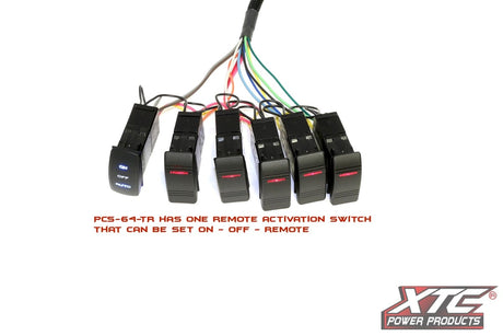XTC Universal Truck and Jeep 6 Switch Power Control System with On/Off/Auto Switch