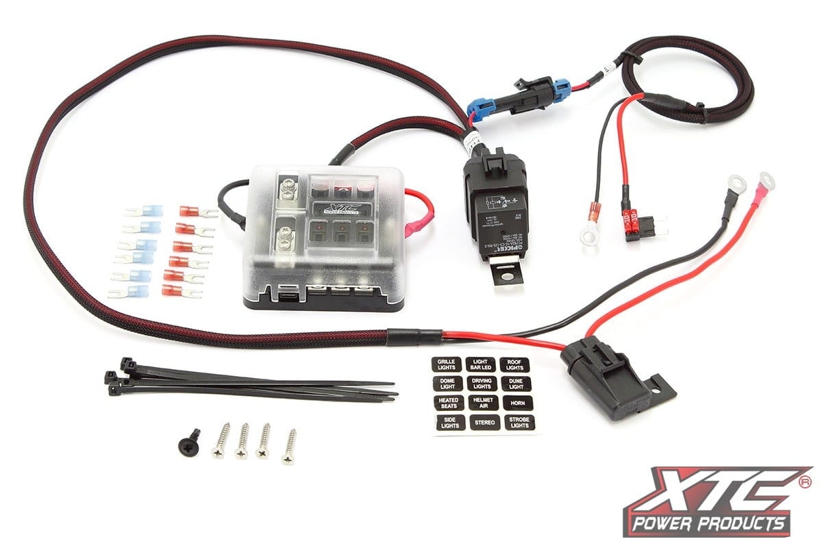 XTC Roxor Plug and Play Keyed Fuse Block 35-Amp 6 Circuit